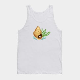 seashell Design Tank Top